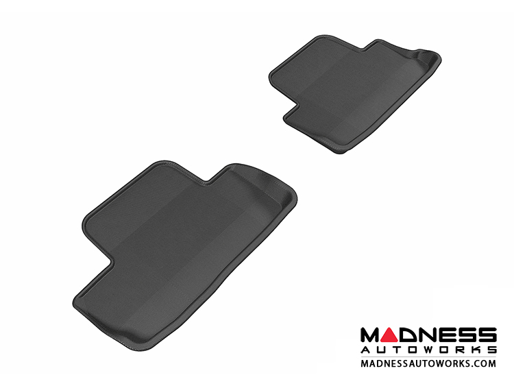 Ford Mustang Floor Mats (Set of 2) - Rear - Black by 3D MAXpider